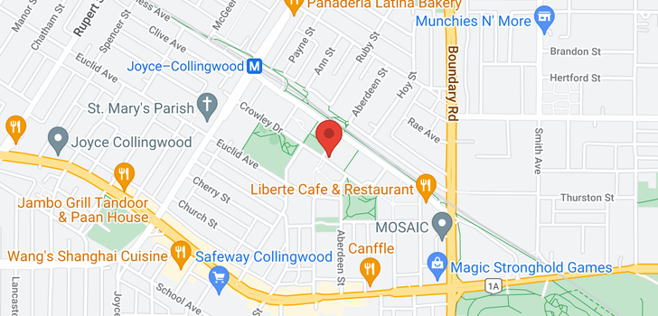 map of 1109 5288 MELBOURNE STREET